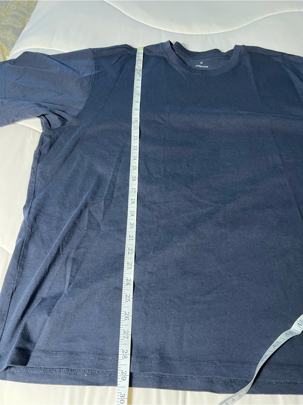 Everlane Men's Short Sleeve Crew Tee in Slate Blue - Picture 7 of 9